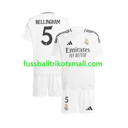 Fußballtrikots Real Madrid Jude Bellingham 5 Kinder 2024-2025 Kurzarm Heimtrikotsatz kaufen